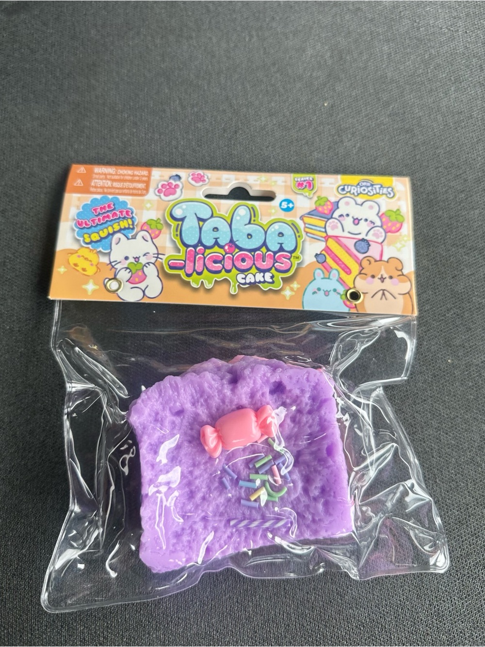 Taba-licious Purple Squishy Cake Toy